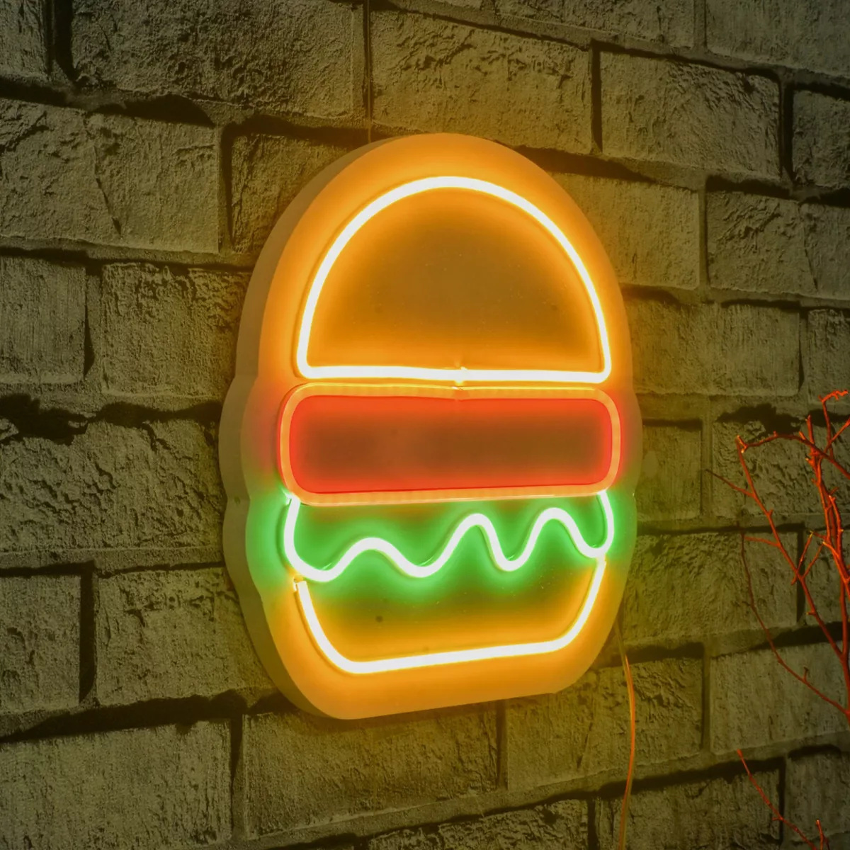 Ѕидна LED декорација Hamburger - Multicolor