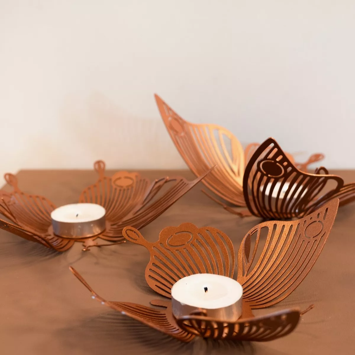 Декорација Papilio Tealight Set of 3 - APT581 - Copper