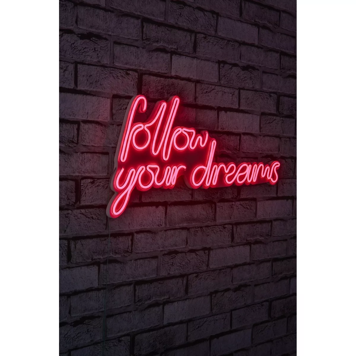 Ѕидна LED декорација Follow Your Dreams - Red