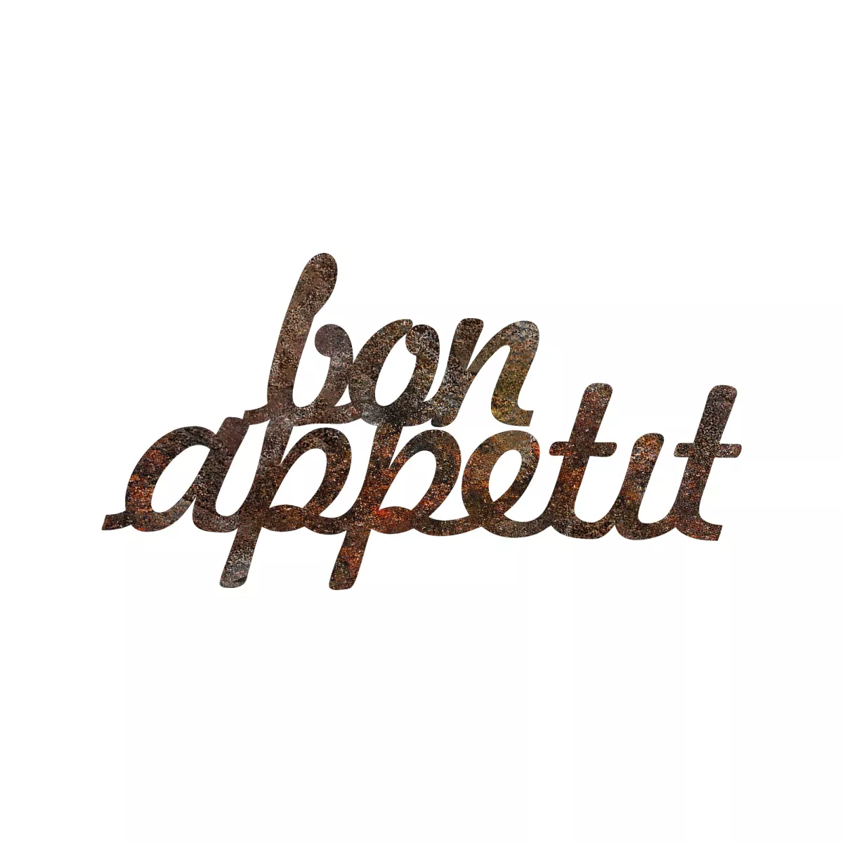 Метална ѕидна декорација Rusty Bon Appetit