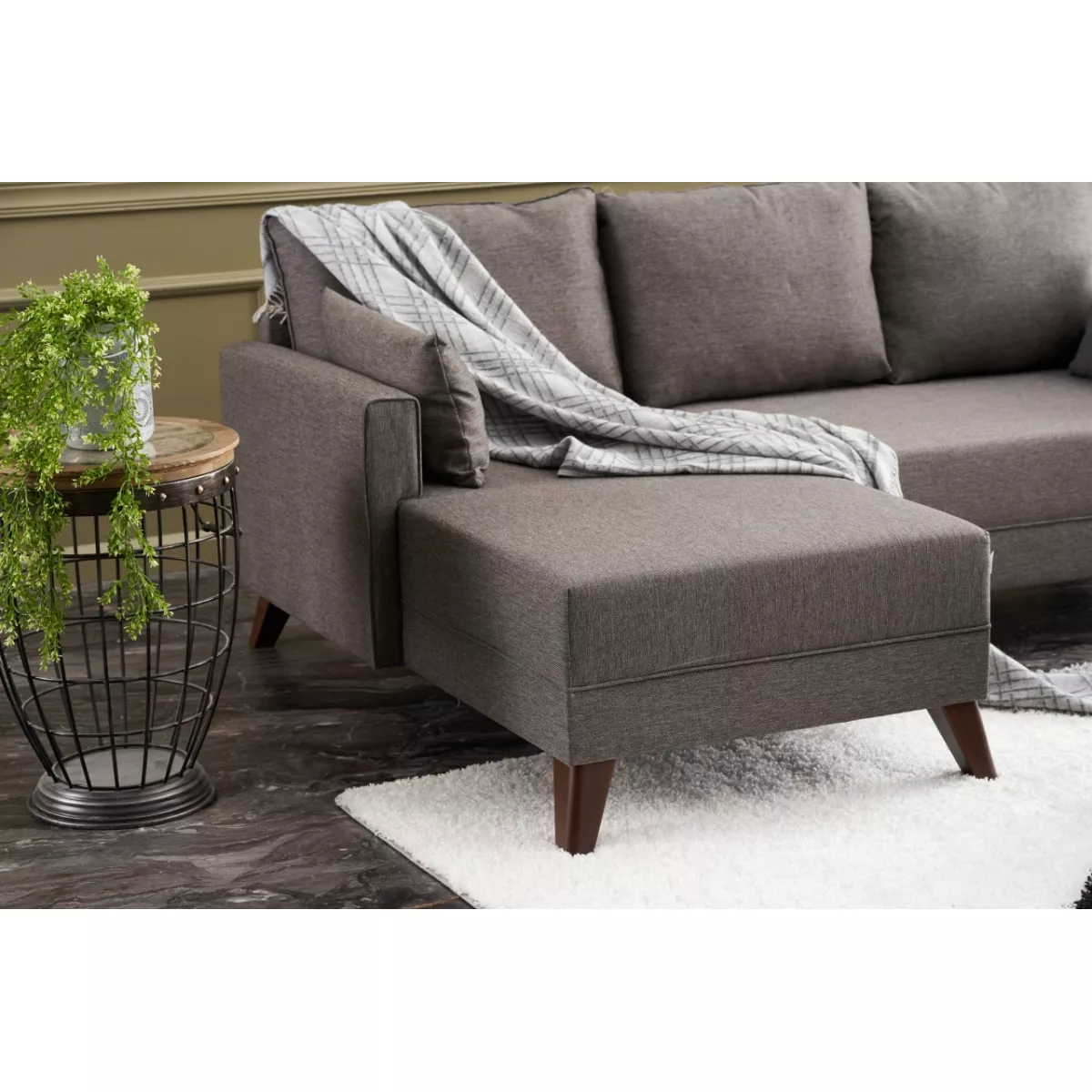 Софа Bella Mini Corner Sofa Left - Brown