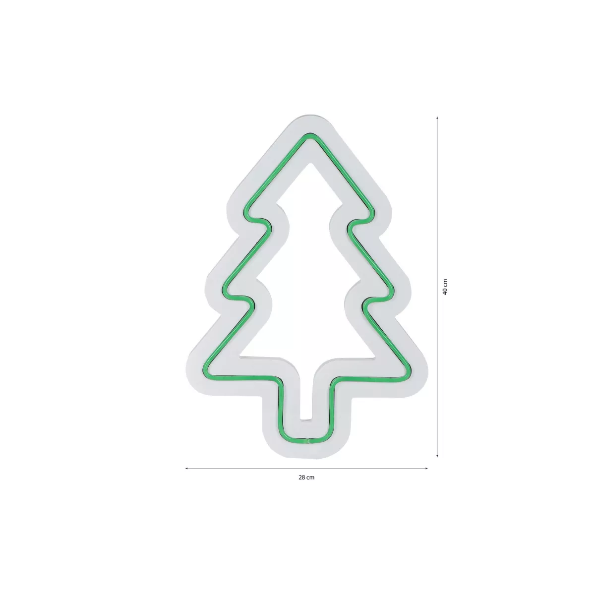 Ѕидна LED декорација Christmas Pine - Green