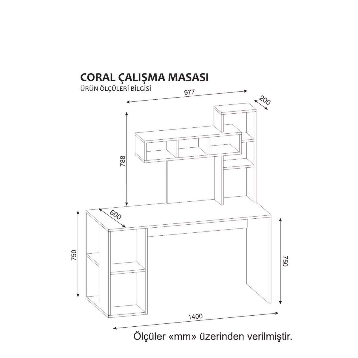 Биро Coral - White, Cordoba