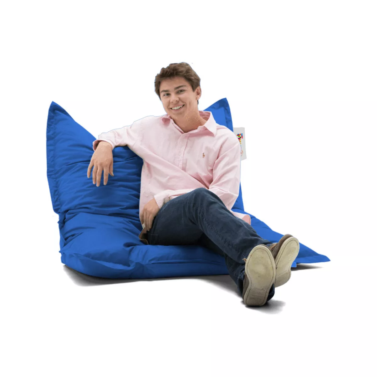 Bean Bag Cushion Pouf 100x100 - Blue