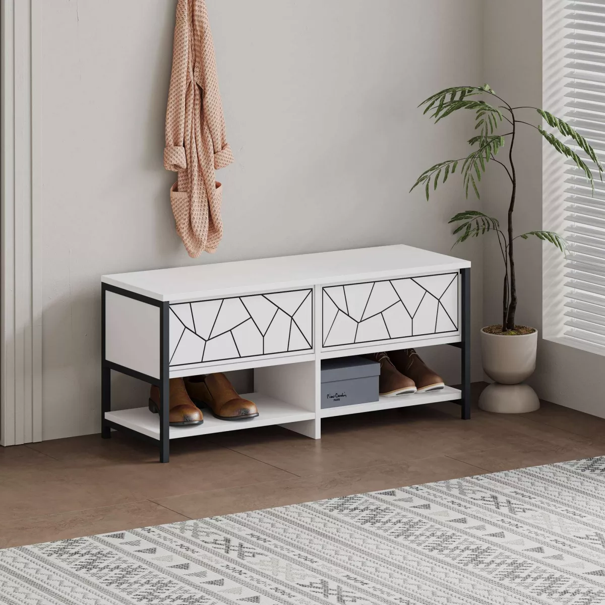 Закачалка Inola Shoe Bench - White