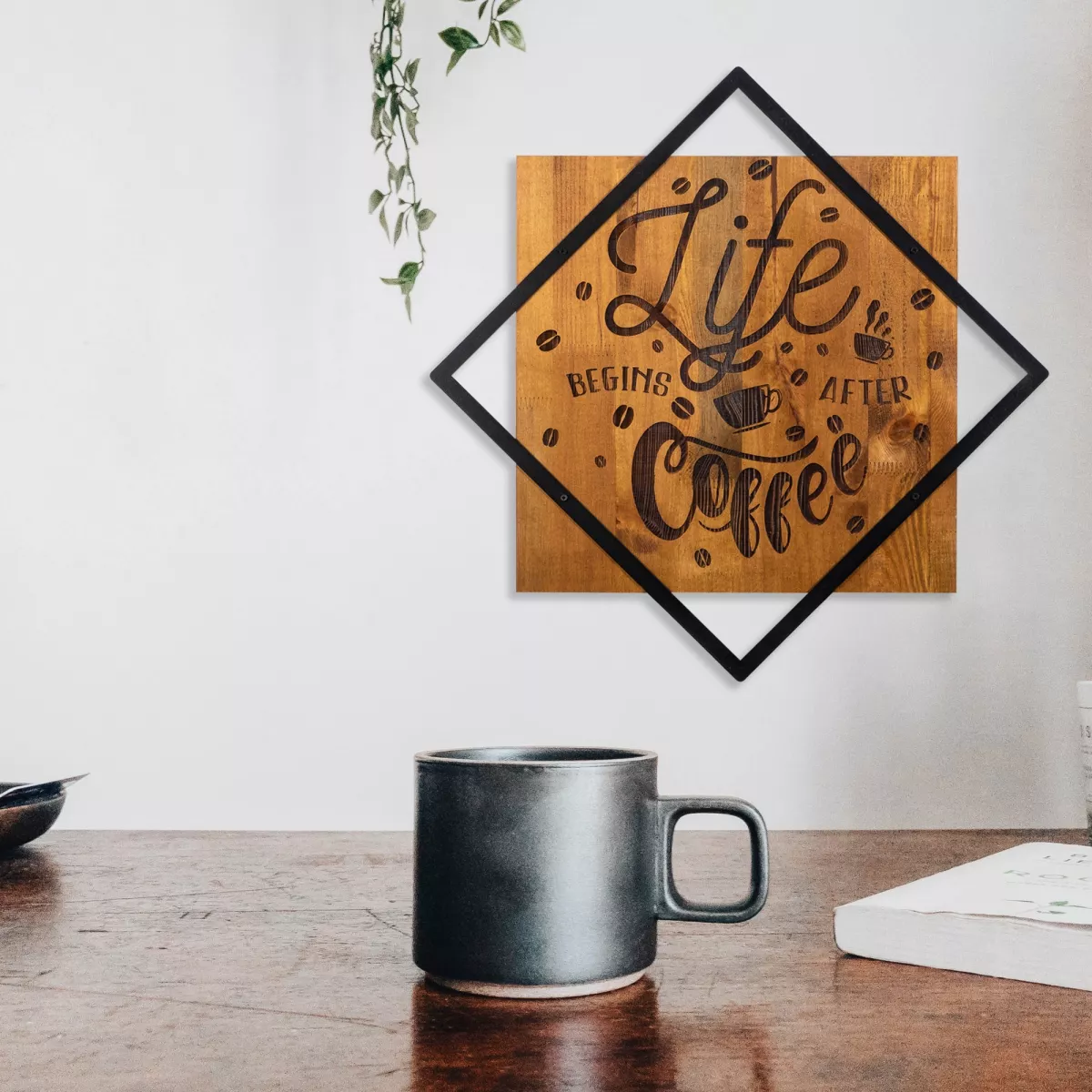 Ѕиден украс Life Begins After Coffee