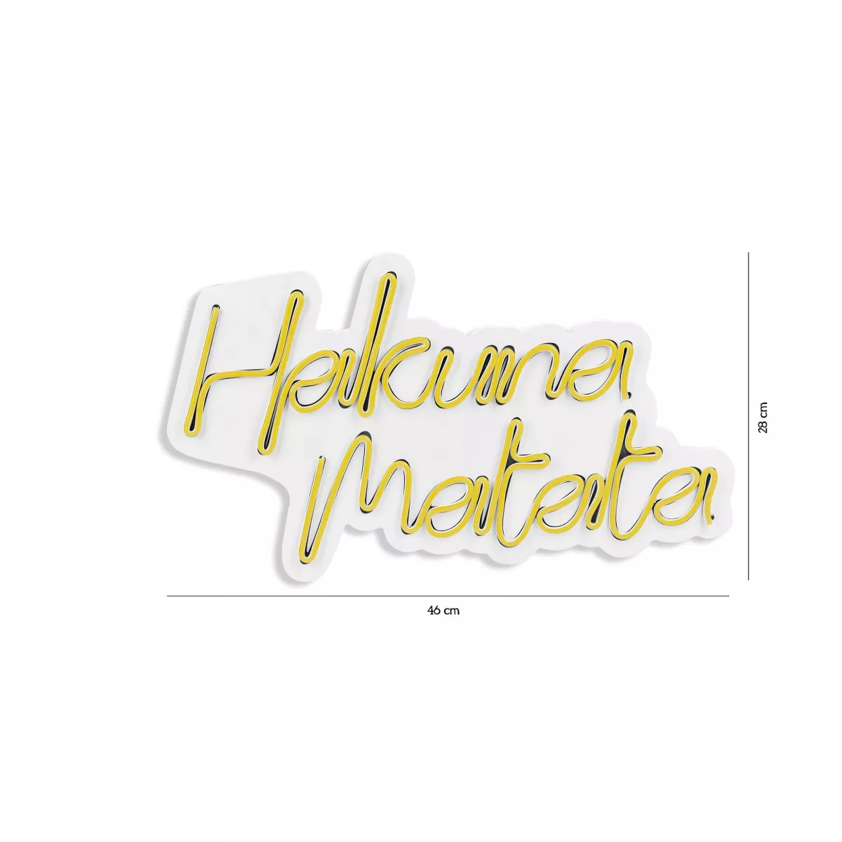 Ѕидна LED декорација Hakuna Matata - Yellow