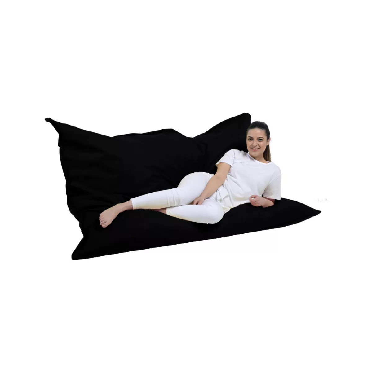 Bean Bag Giant Cushion 140x180 - Black