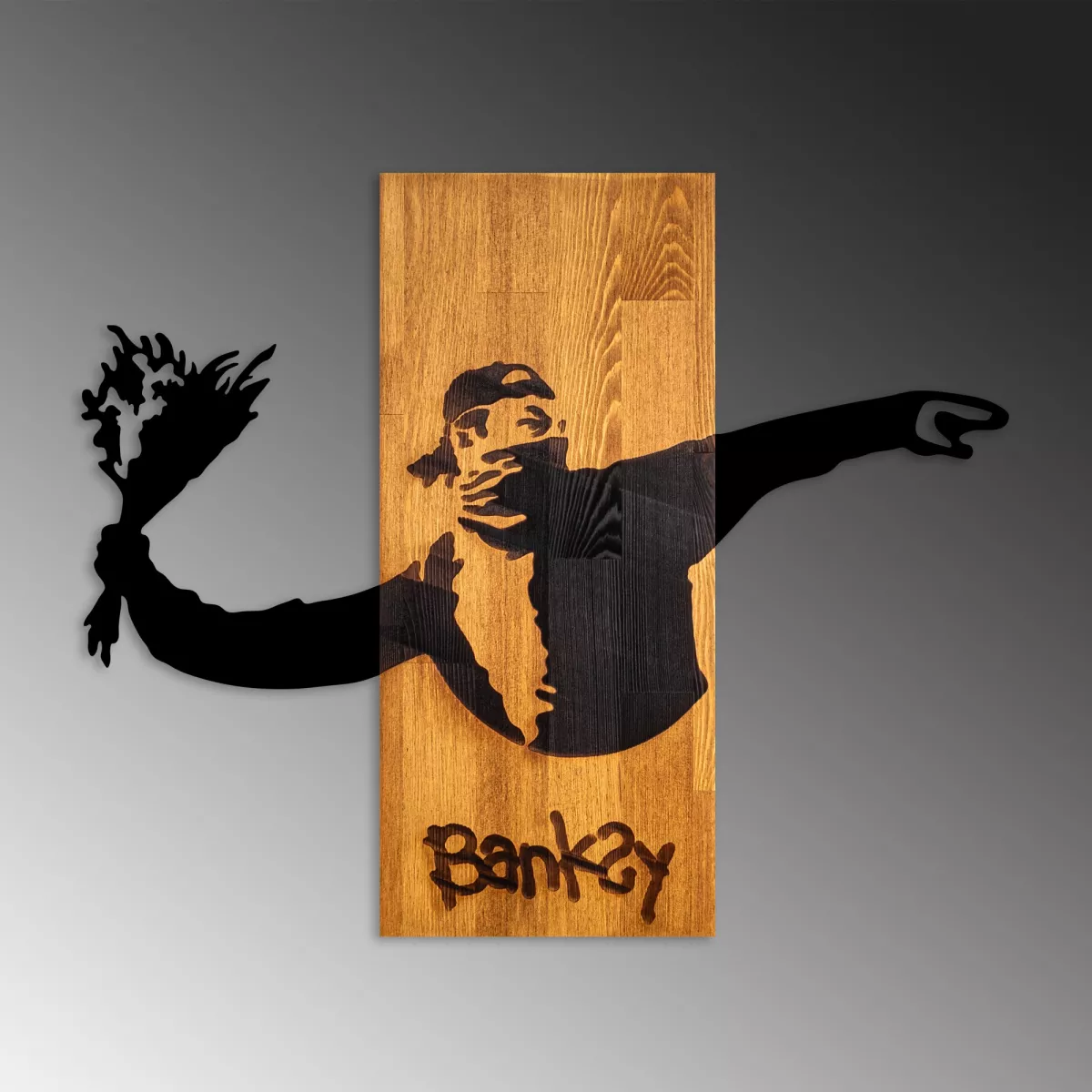 Ѕиден украс Banksy - Flower Thrower