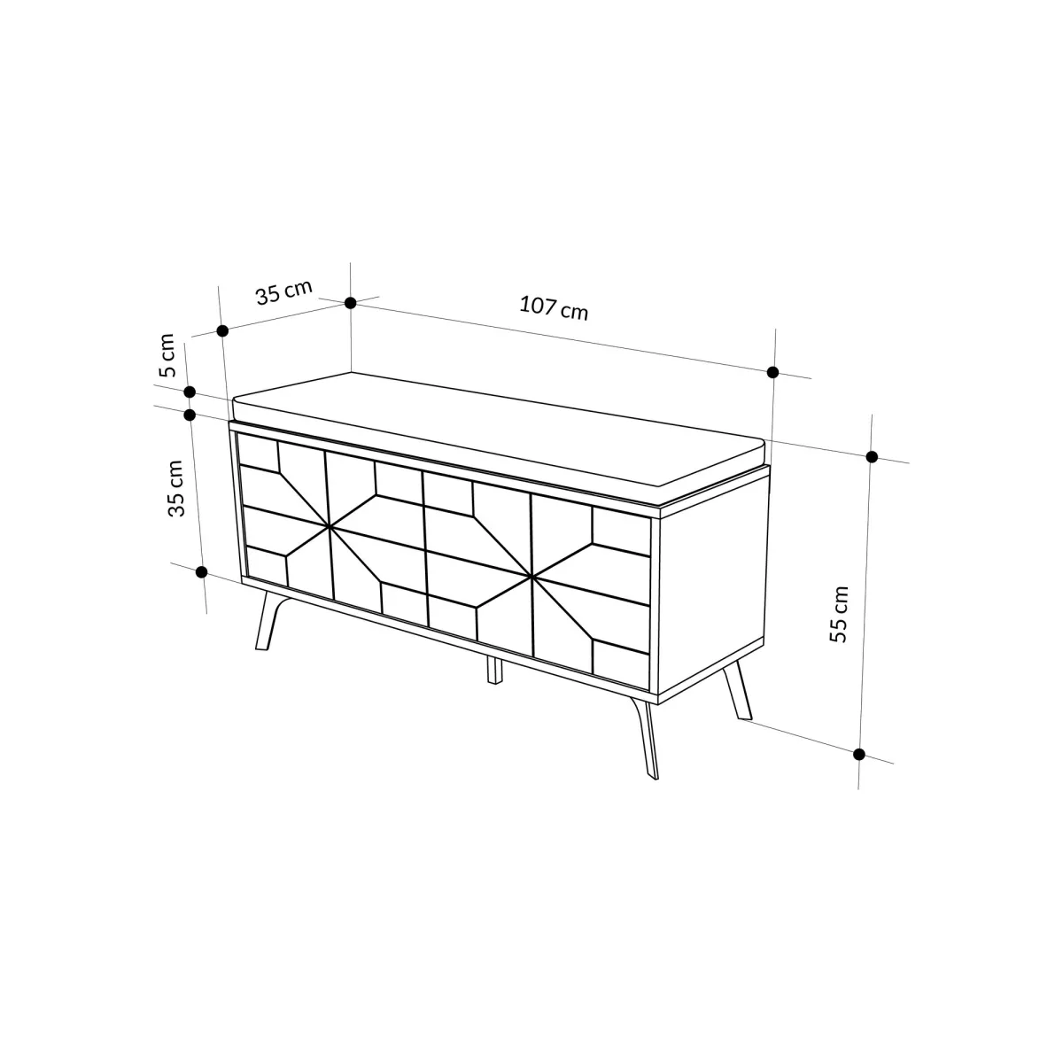 Закачалка Dune Bench - Light Mocha