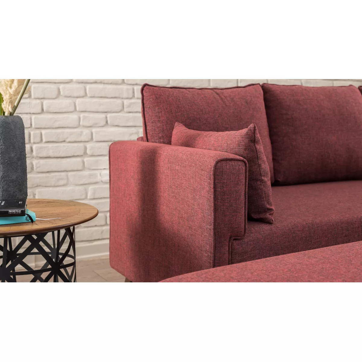 Софа Bella Corner Sofa Right 2 - Claret Red