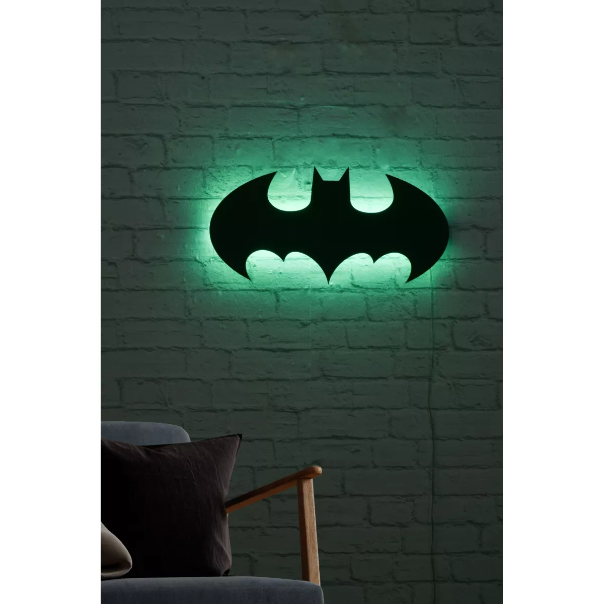 Ѕидна LED декорација Batman - Green