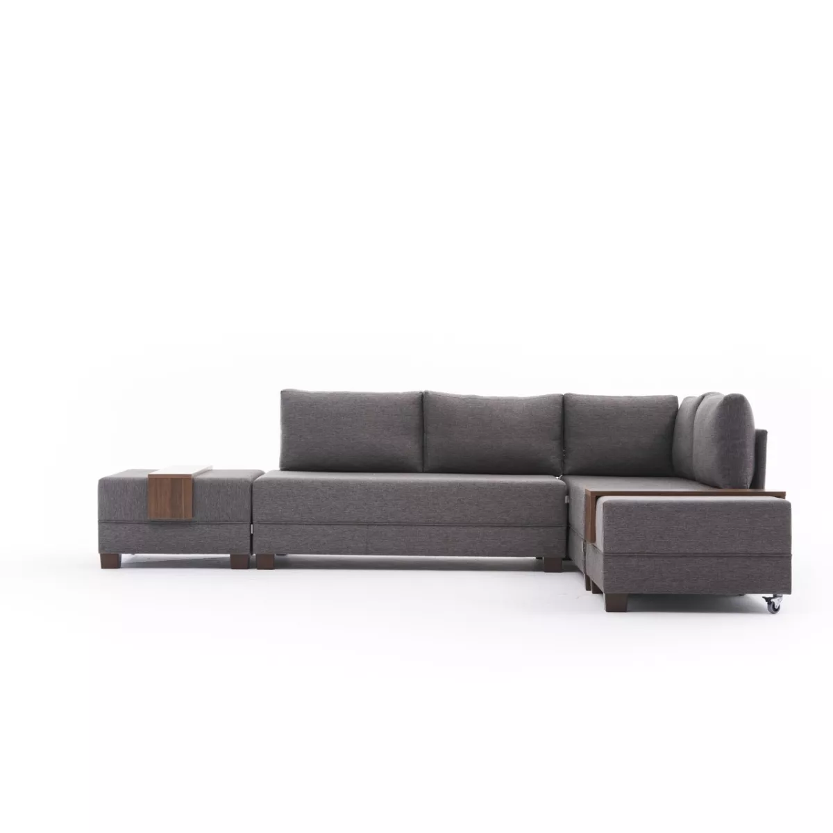 Софа Fly Corner Sofa Bed Right- Brown