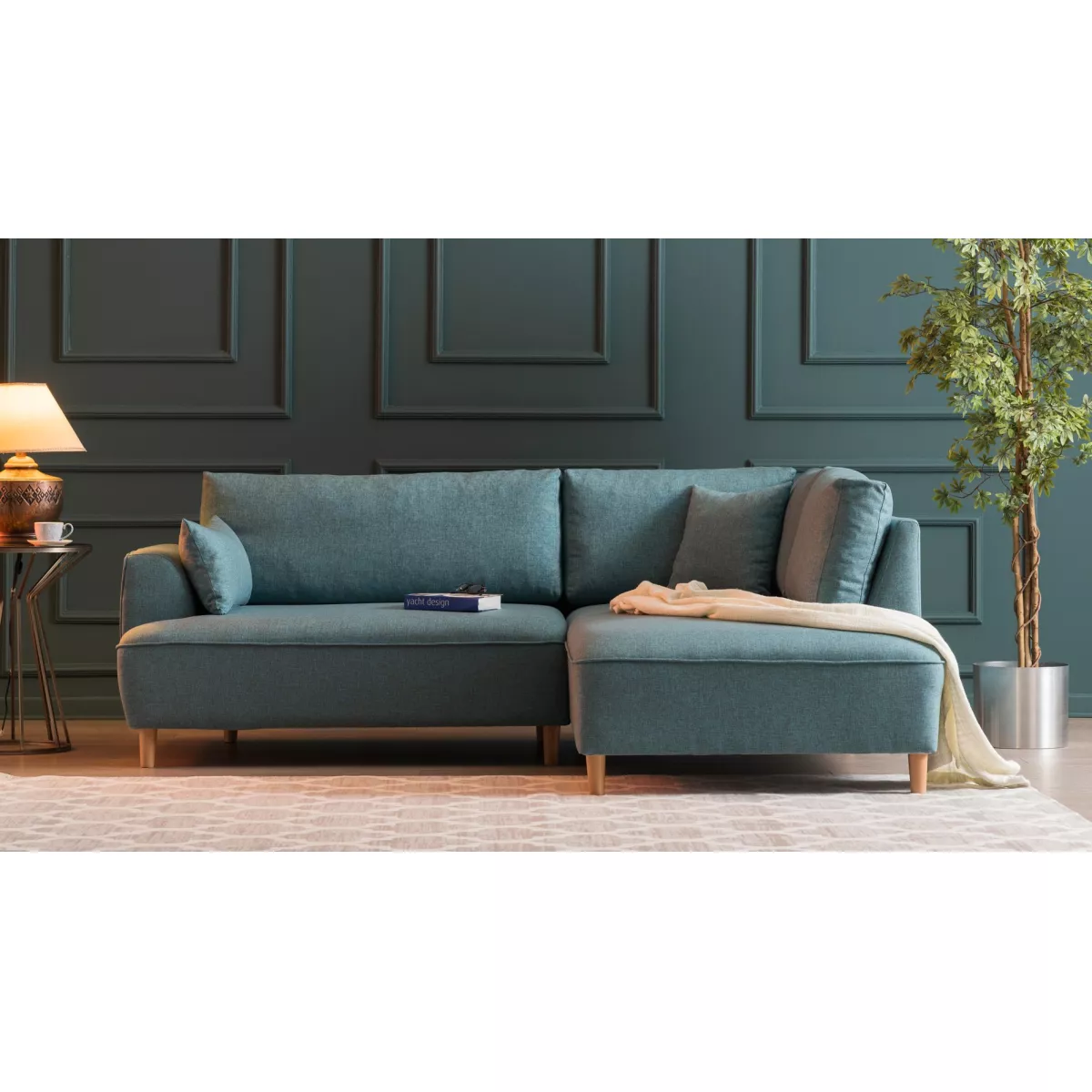 Софа Felix Extra Soft Corner Sofa Right - Turquoise