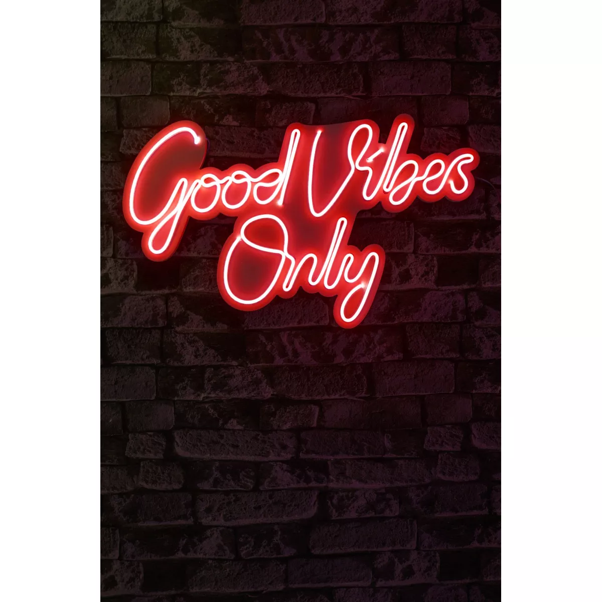 Ѕидна LED декорација Good Vibes Only 2 - Red