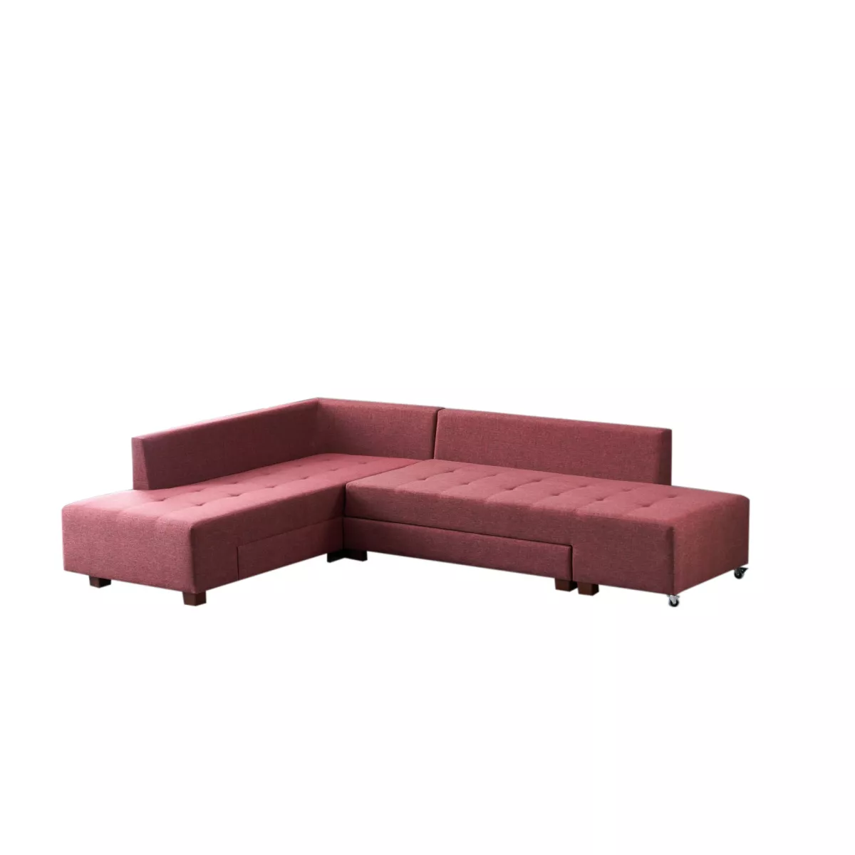 Софа Manama Corner Sofa Bed Left - Claret Red