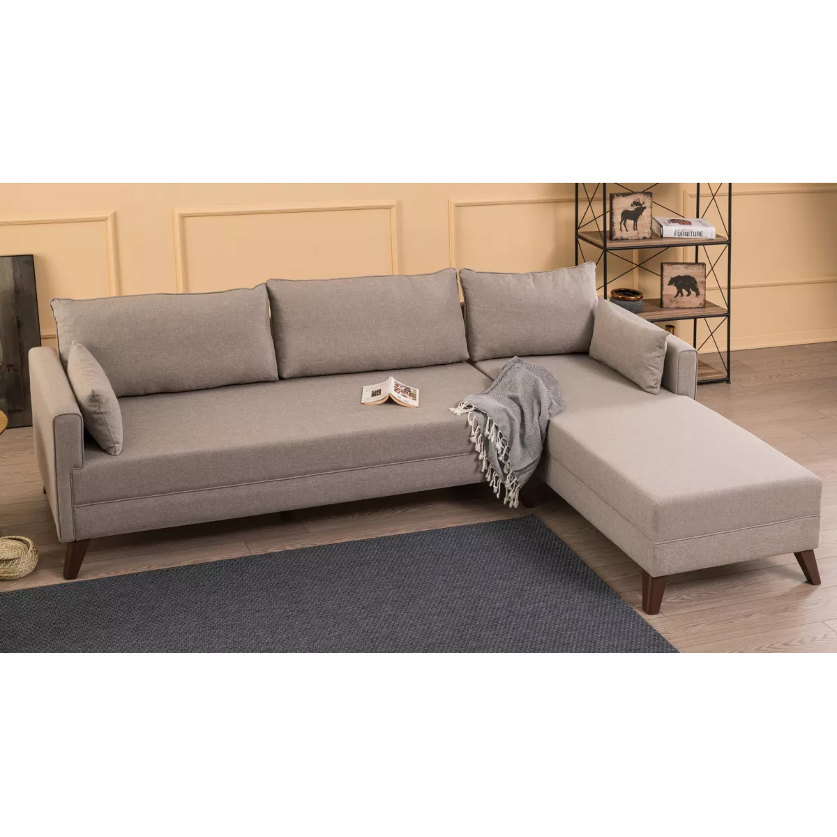 Софа Bella Corner Sofa Right 1 - Cream