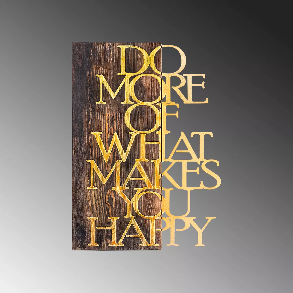 Ѕиден украс Do More Of What Makes You Happy - Gold