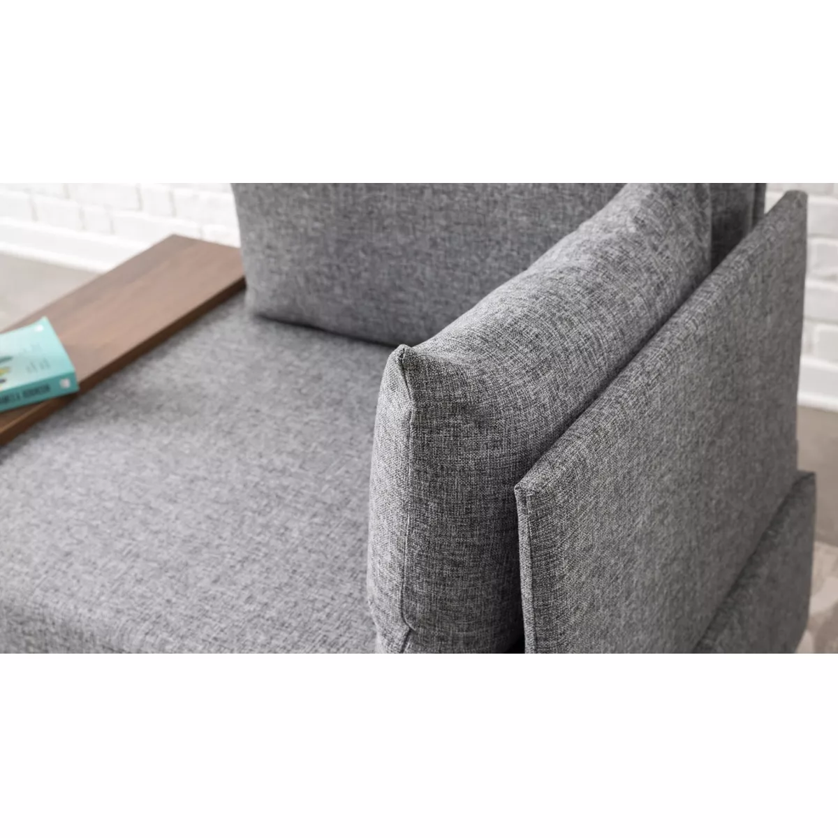 Софа Fly Armchair Right - Grey